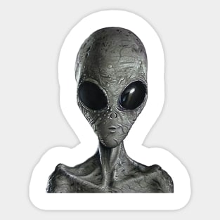 Alien Drawing Sticker